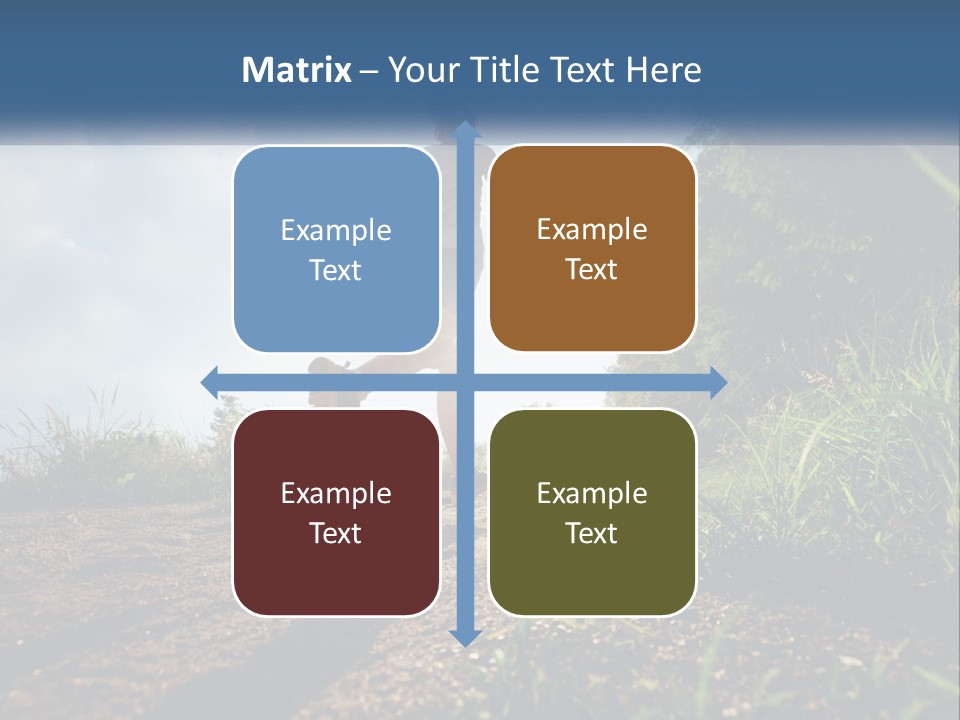 White Industry Equipment PowerPoint Template