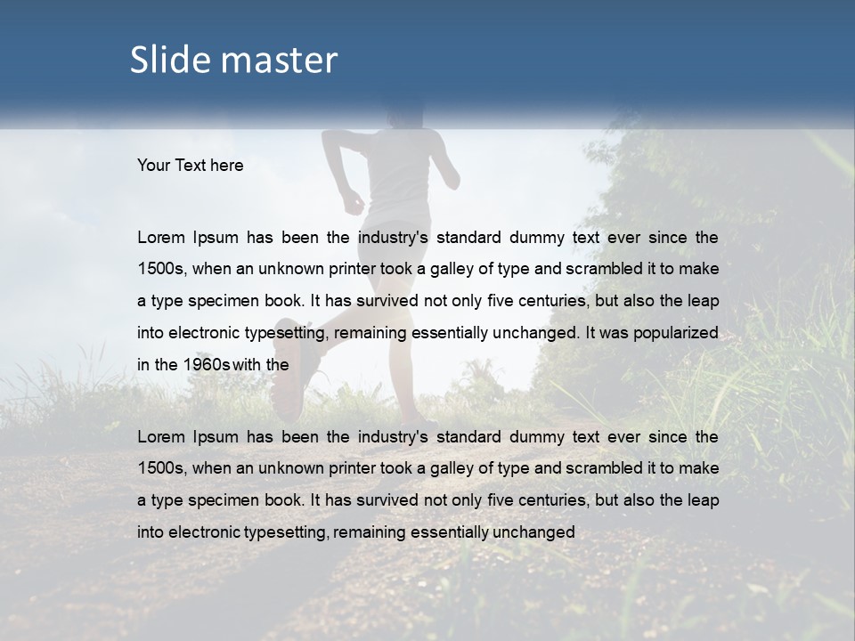 White Industry Equipment PowerPoint Template