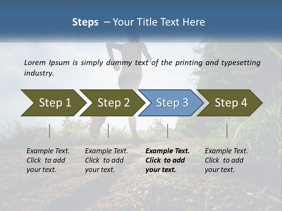 White Industry Equipment PowerPoint Template