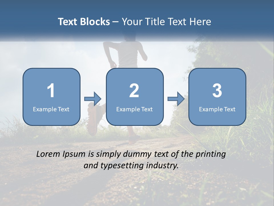 White Industry Equipment PowerPoint Template