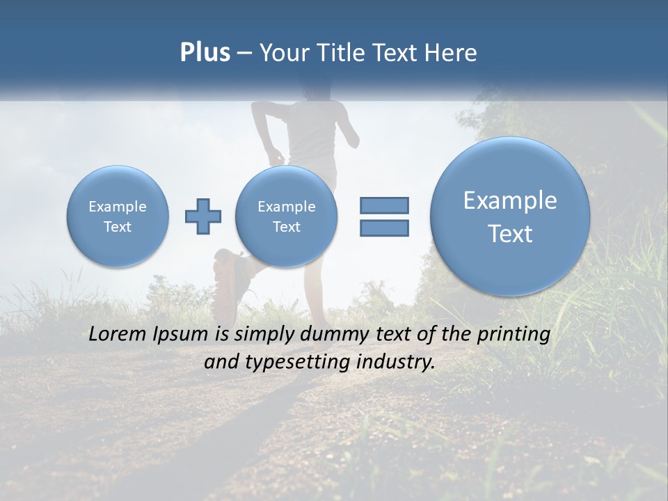 White Industry Equipment PowerPoint Template