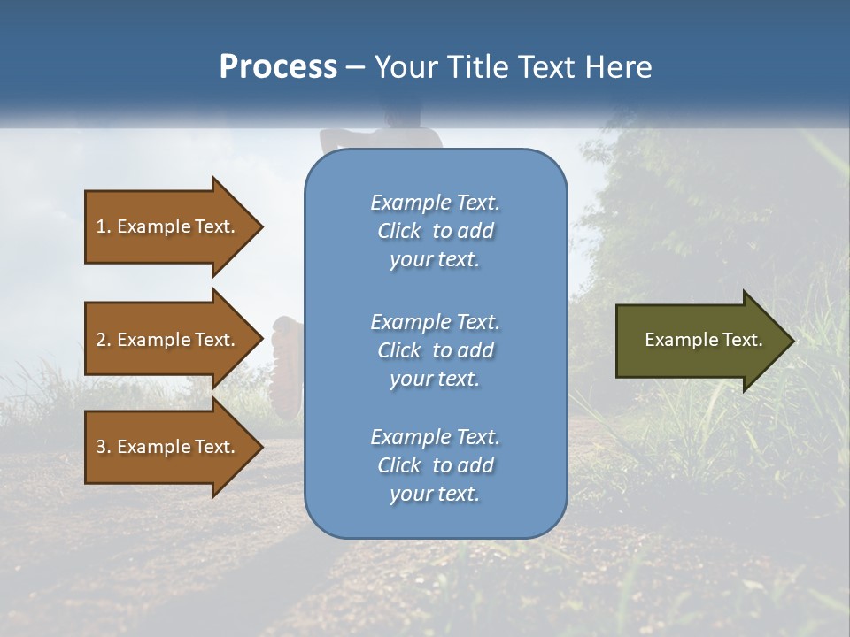 White Industry Equipment PowerPoint Template
