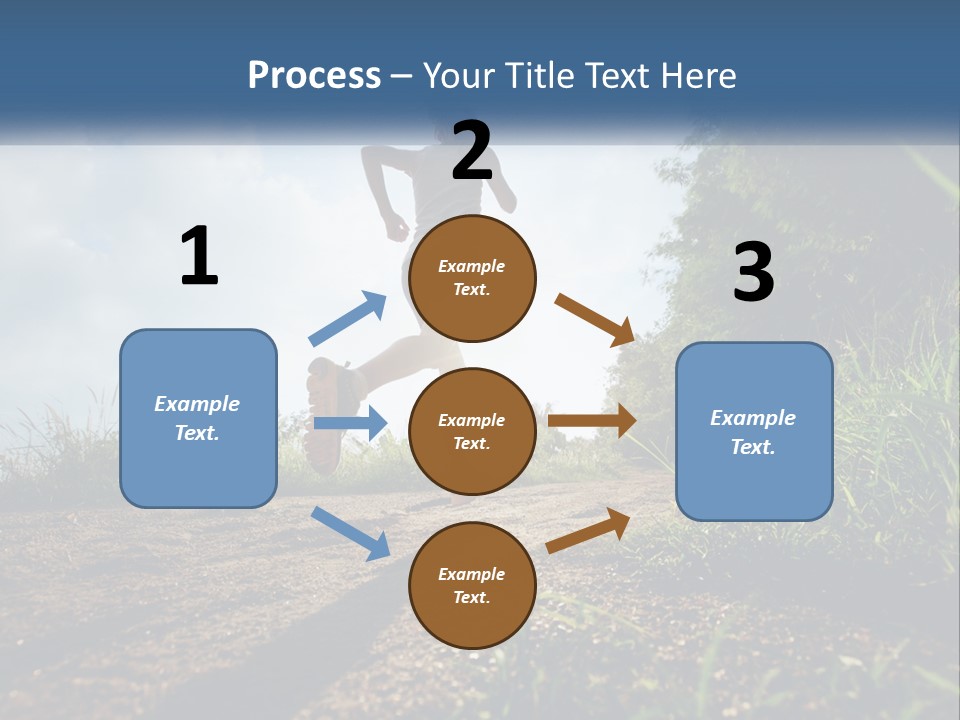 White Industry Equipment PowerPoint Template