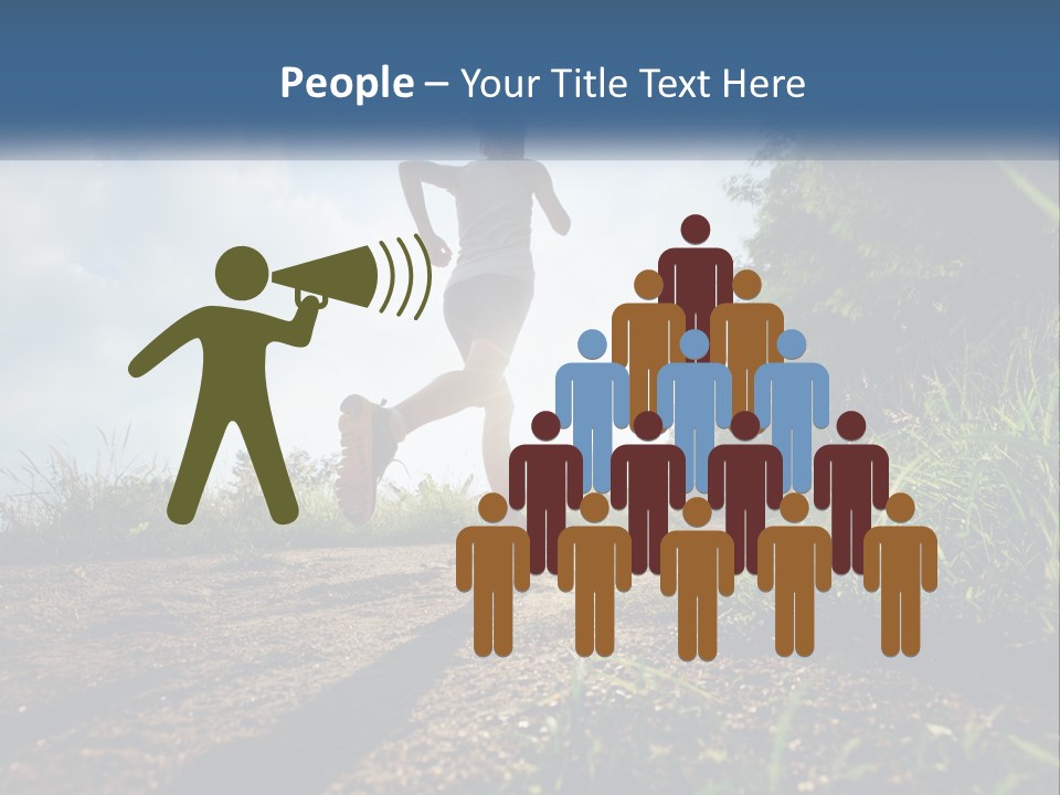 White Industry Equipment PowerPoint Template