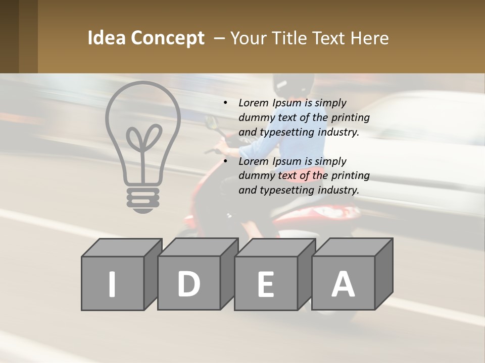 Home Electricity Cool PowerPoint Template