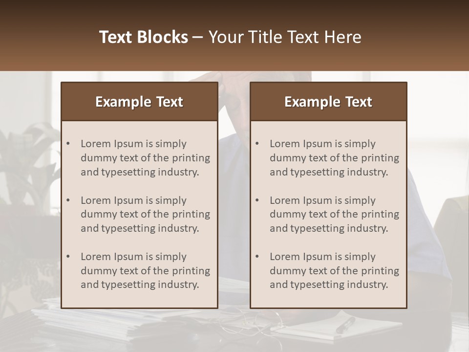 White Unit Remote PowerPoint Template