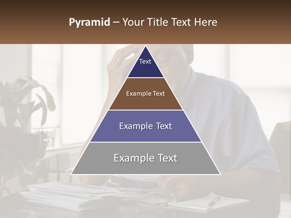 White Unit Remote PowerPoint Template