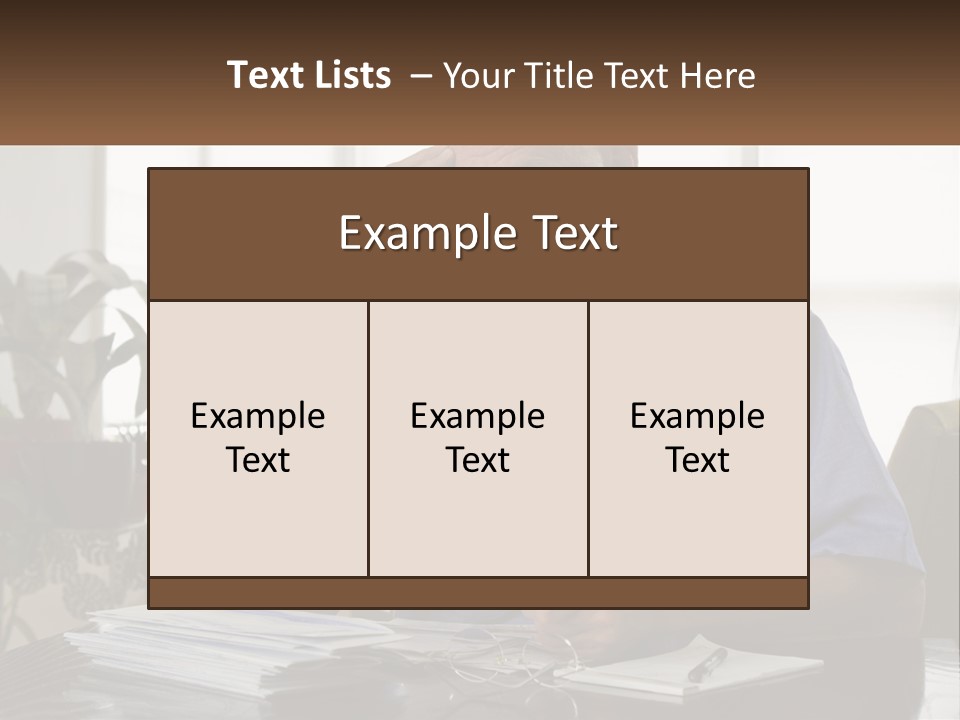 White Unit Remote PowerPoint Template
