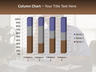 White Unit Remote PowerPoint Template