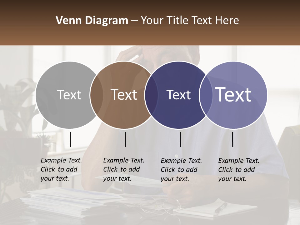 White Unit Remote PowerPoint Template