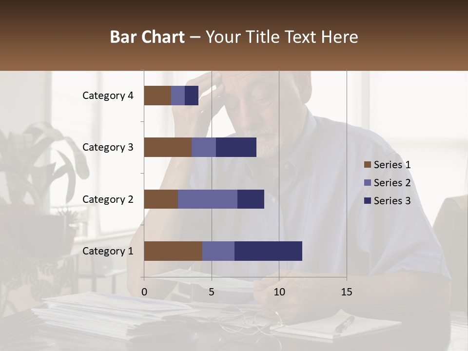 White Unit Remote PowerPoint Template