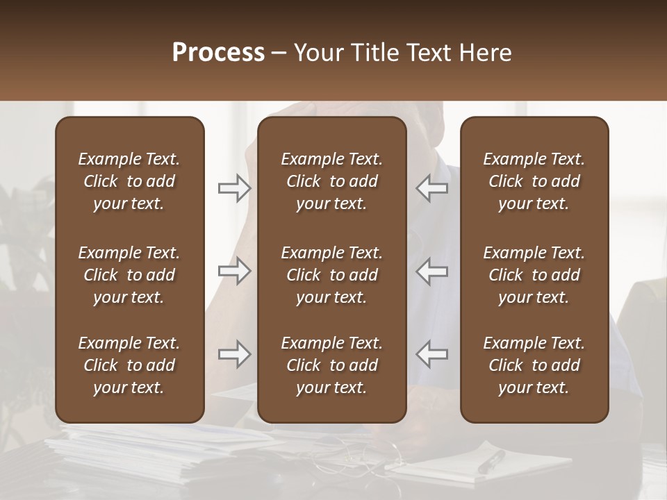 White Unit Remote PowerPoint Template