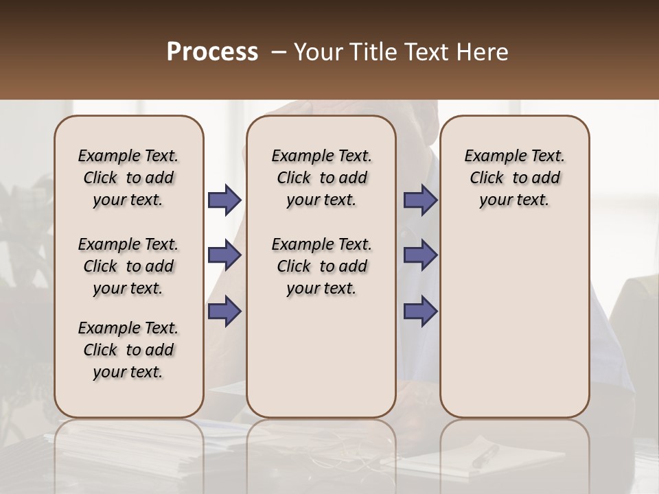 White Unit Remote PowerPoint Template