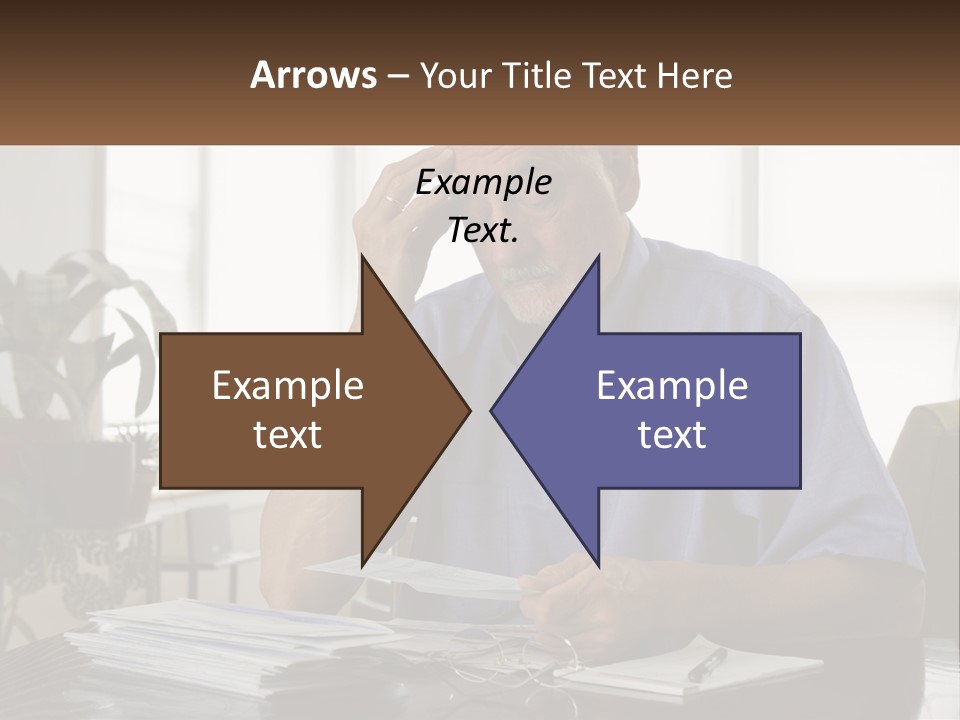 White Unit Remote PowerPoint Template