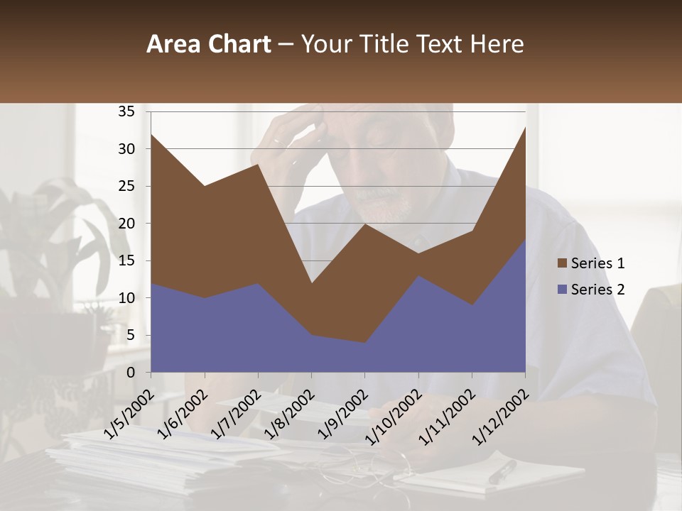 White Unit Remote PowerPoint Template