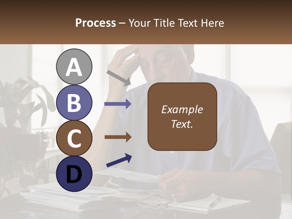 White Unit Remote PowerPoint Template