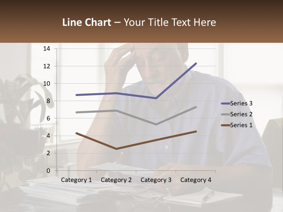 White Unit Remote PowerPoint Template