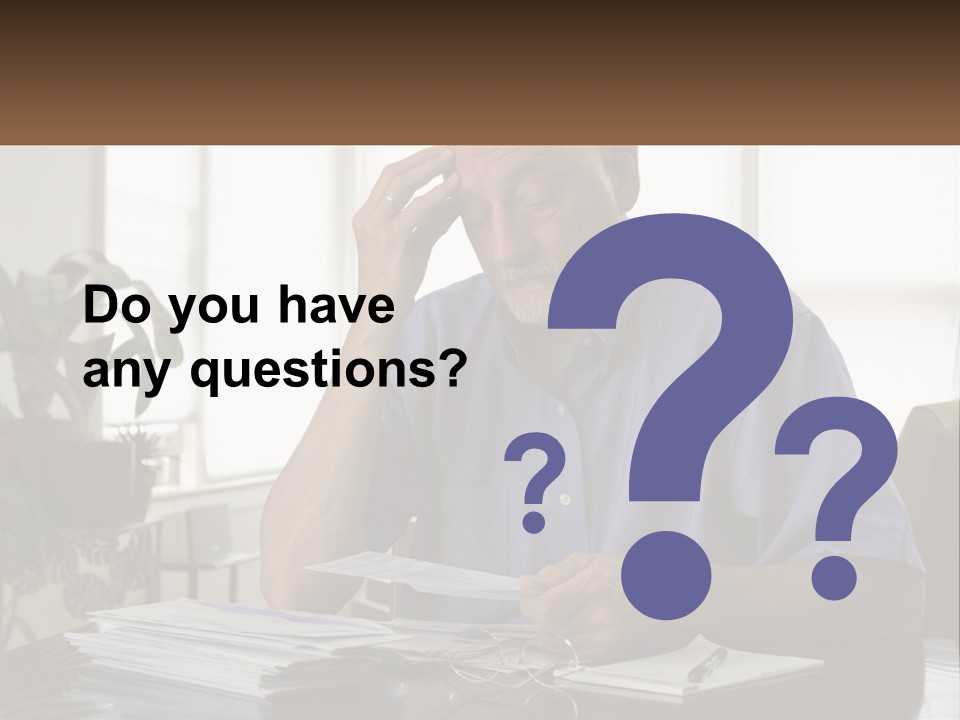 White Unit Remote PowerPoint Template