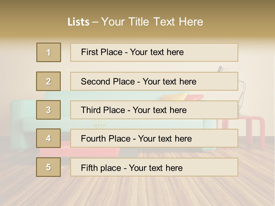 Climate House Switch PowerPoint Template