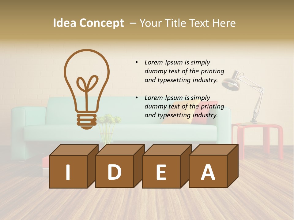 Climate House Switch PowerPoint Template