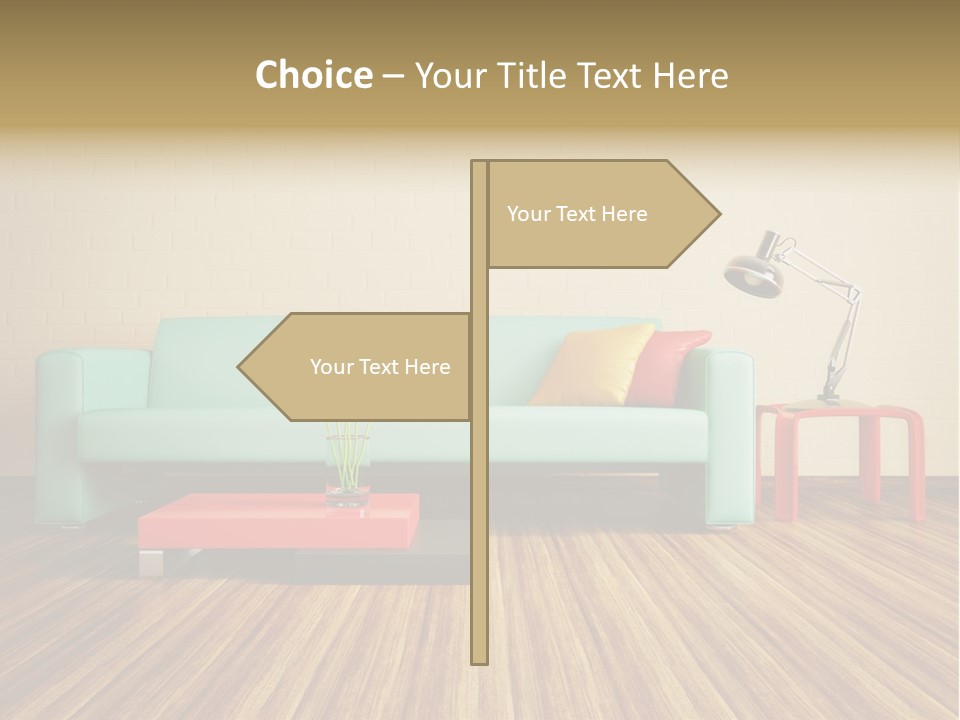 Climate House Switch PowerPoint Template