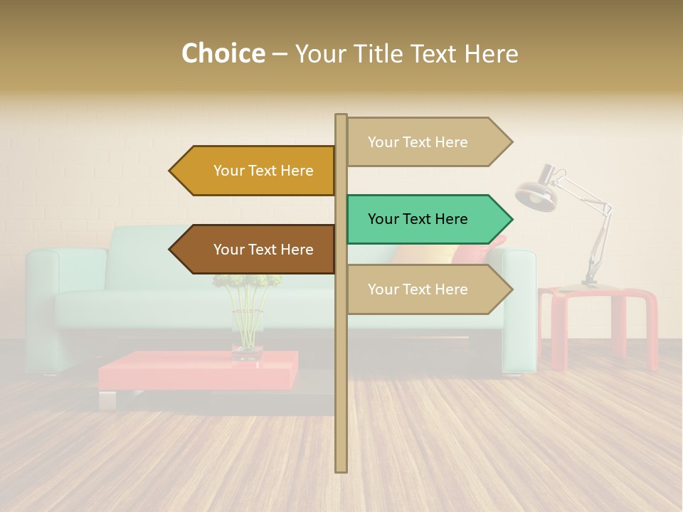 Climate House Switch PowerPoint Template