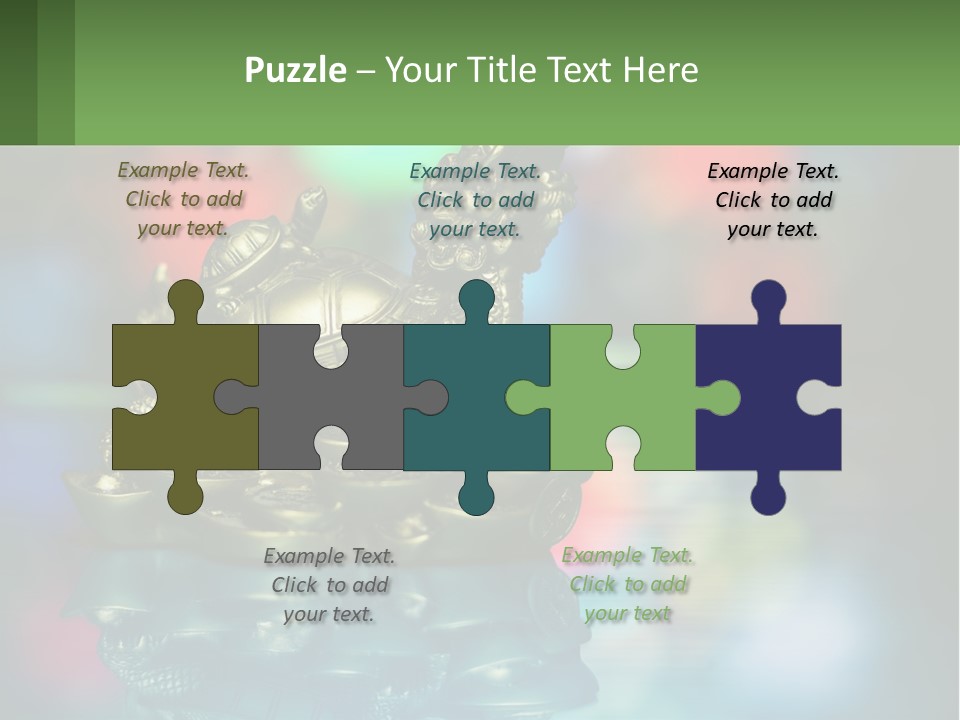 White Part House PowerPoint Template