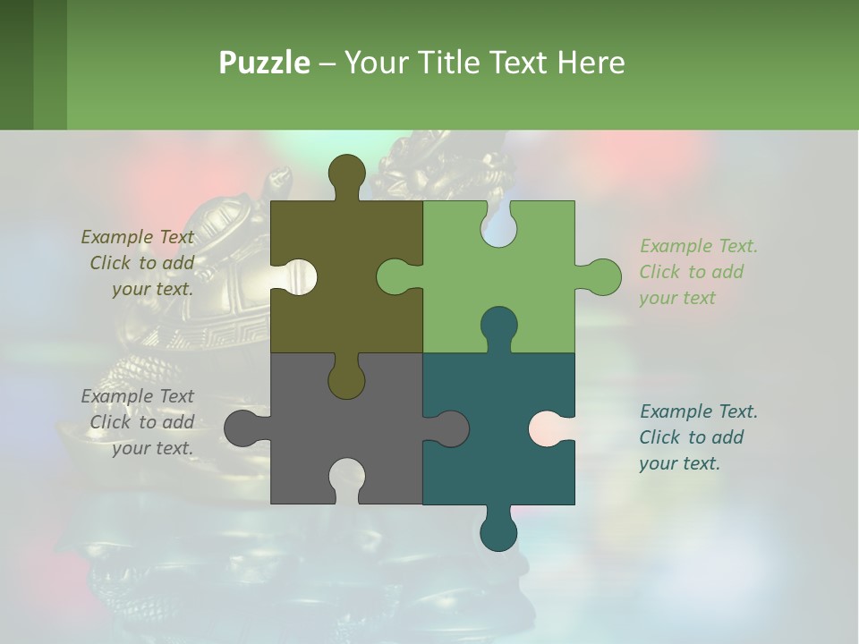 White Part House PowerPoint Template