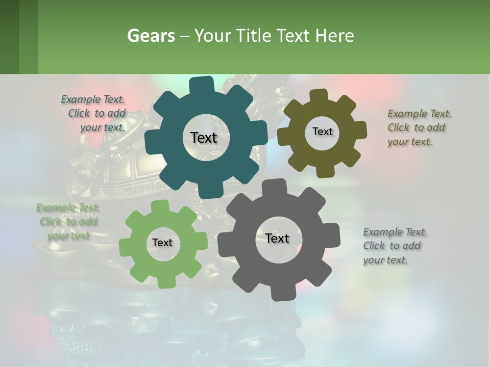 White Part House PowerPoint Template