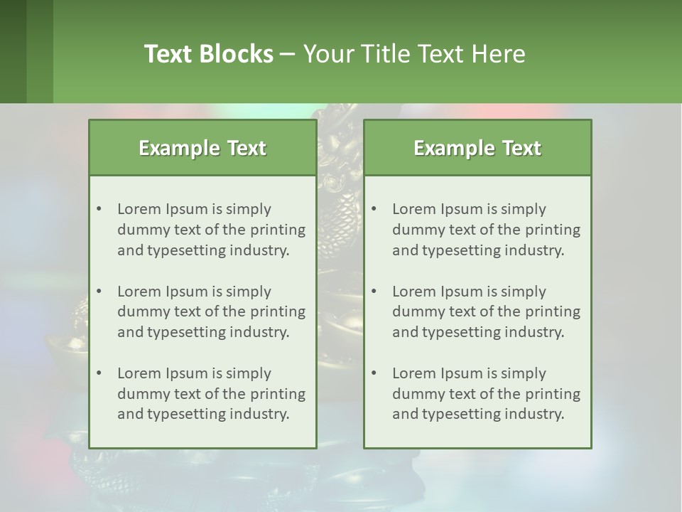 White Part House PowerPoint Template