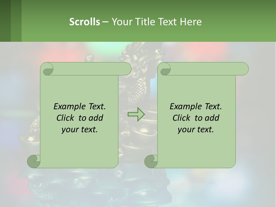 White Part House PowerPoint Template