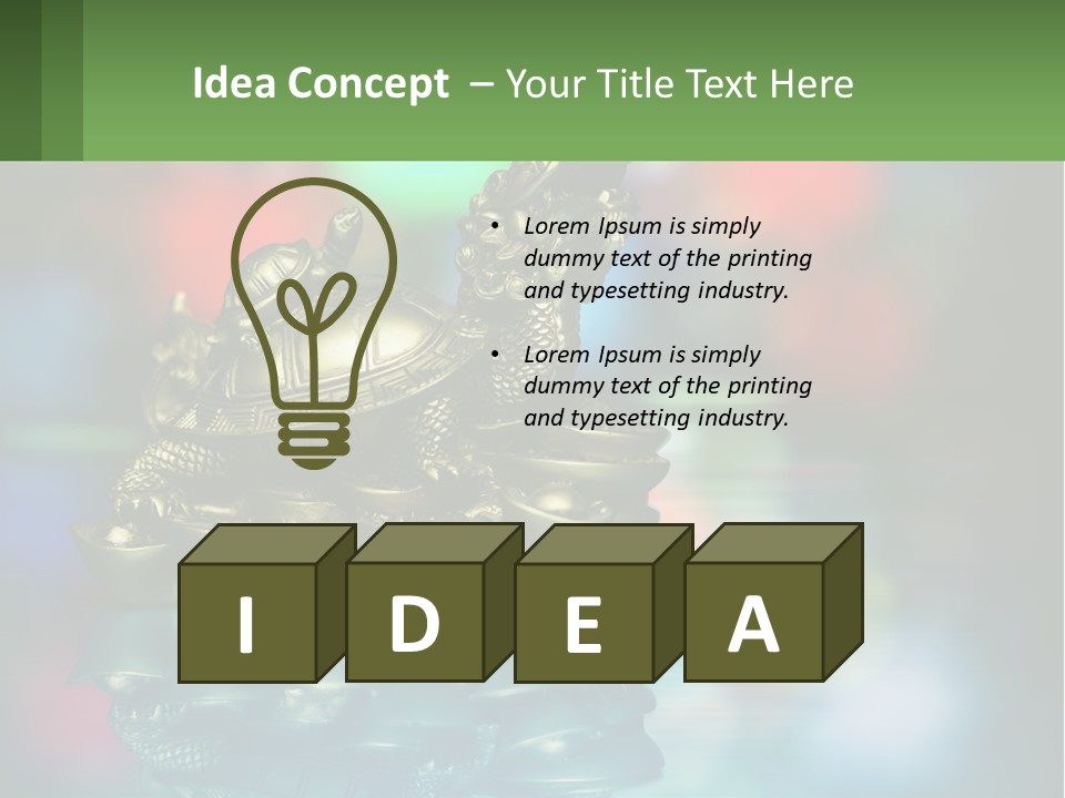 White Part House PowerPoint Template