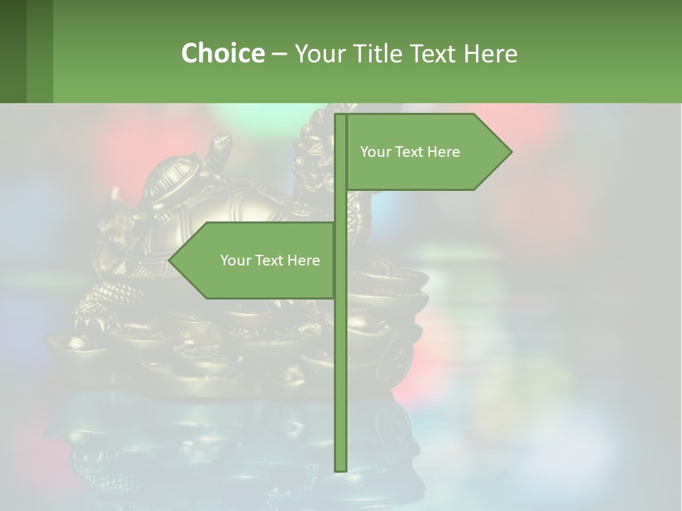 White Part House PowerPoint Template