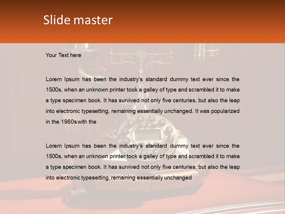 Industry Conditioner Switch PowerPoint Template