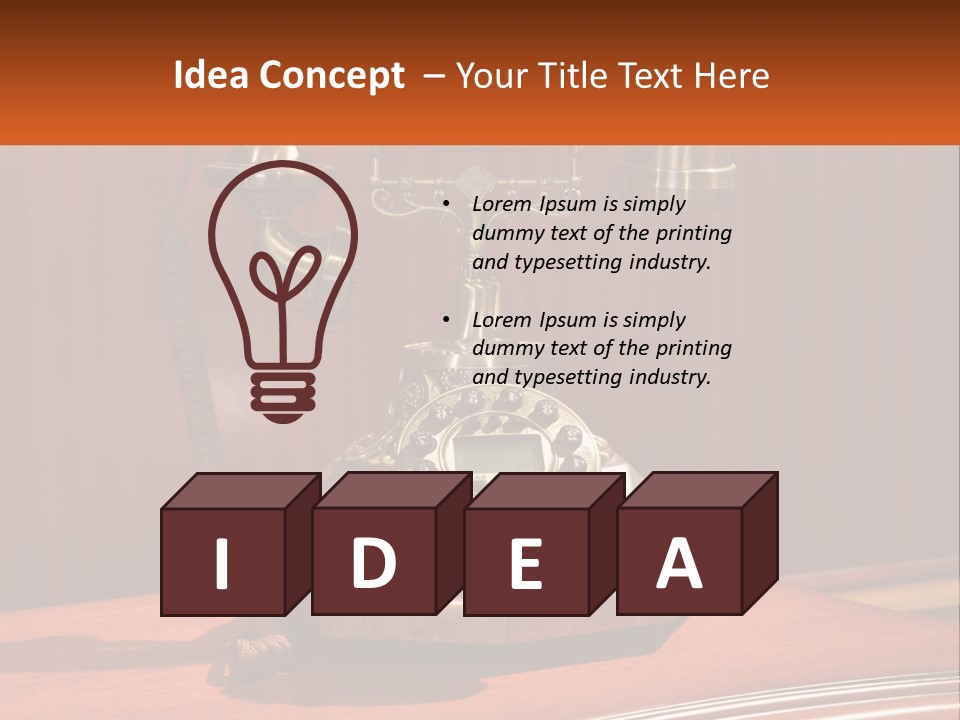 Industry Conditioner Switch PowerPoint Template