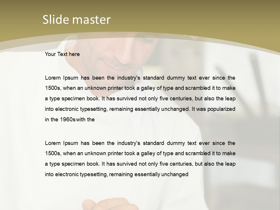 White Ventilation Cold PowerPoint Template