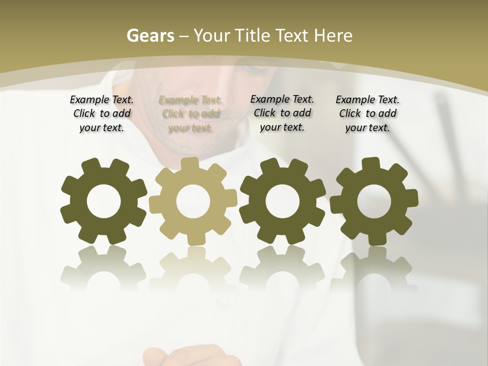 White Ventilation Cold PowerPoint Template