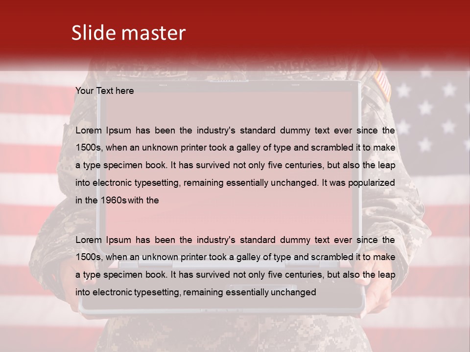 White Electric Unit PowerPoint Template