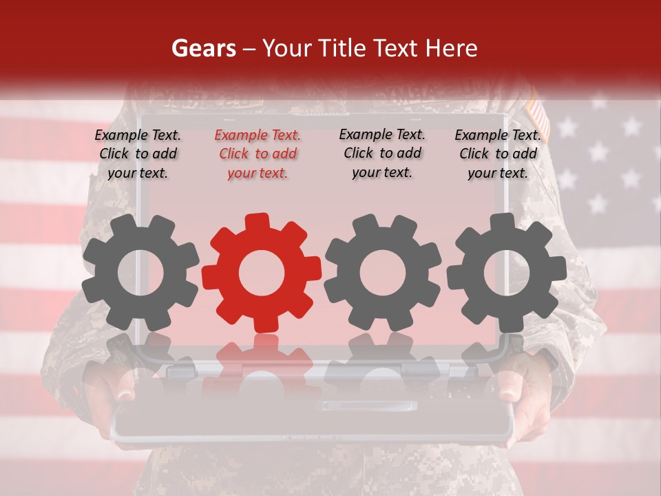 White Electric Unit PowerPoint Template