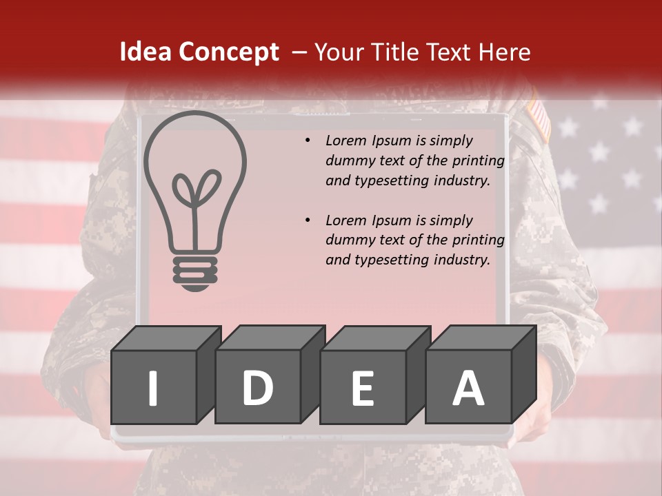 White Electric Unit PowerPoint Template