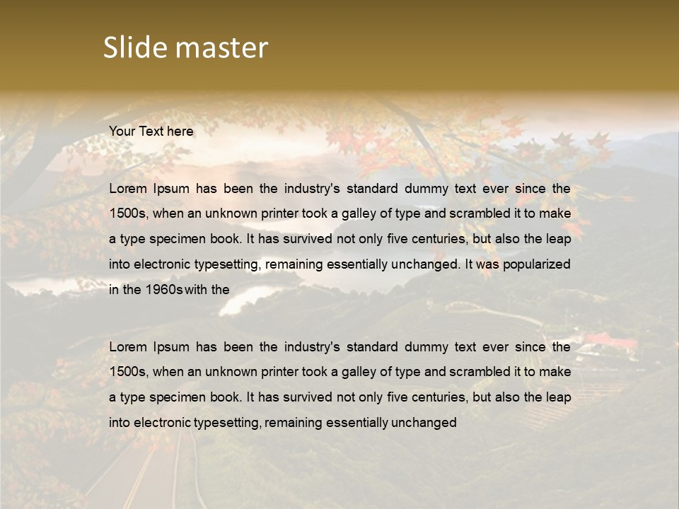 Industry Part Home PowerPoint Template