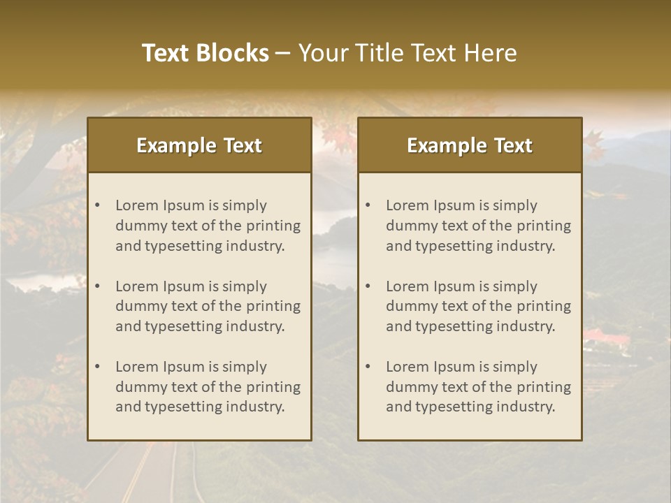Industry Part Home PowerPoint Template