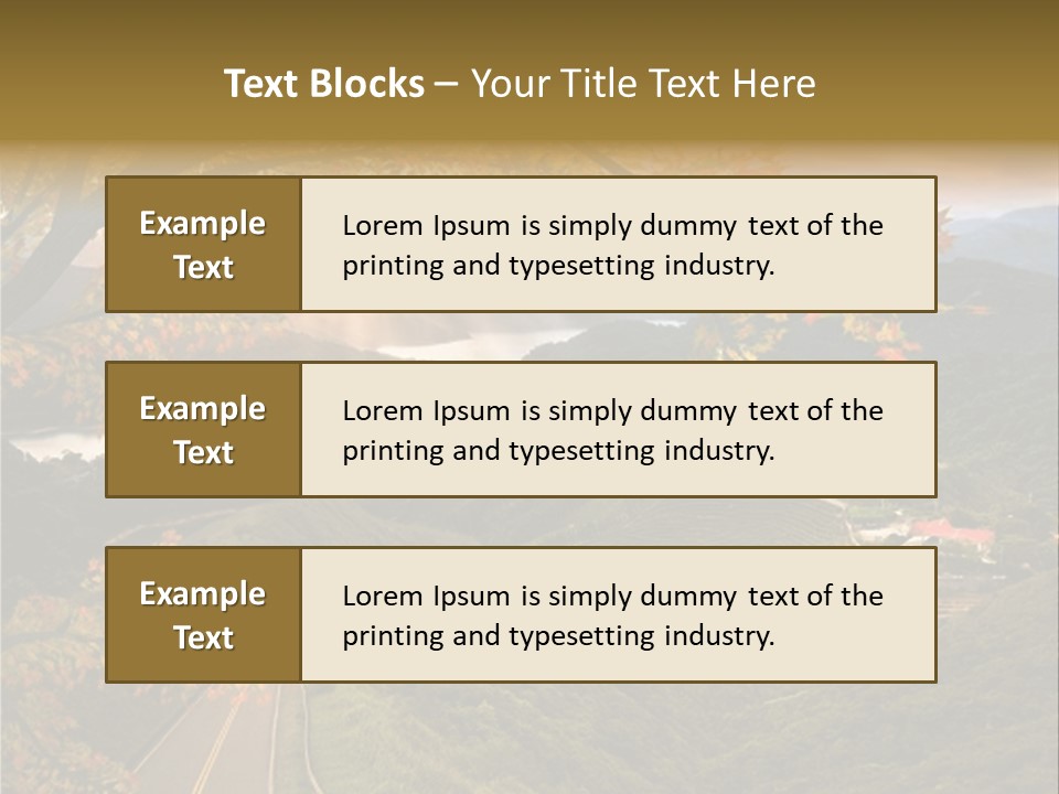 Industry Part Home PowerPoint Template