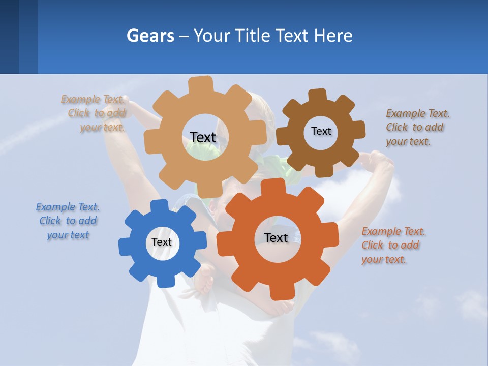 Technology Air Cooling PowerPoint Template