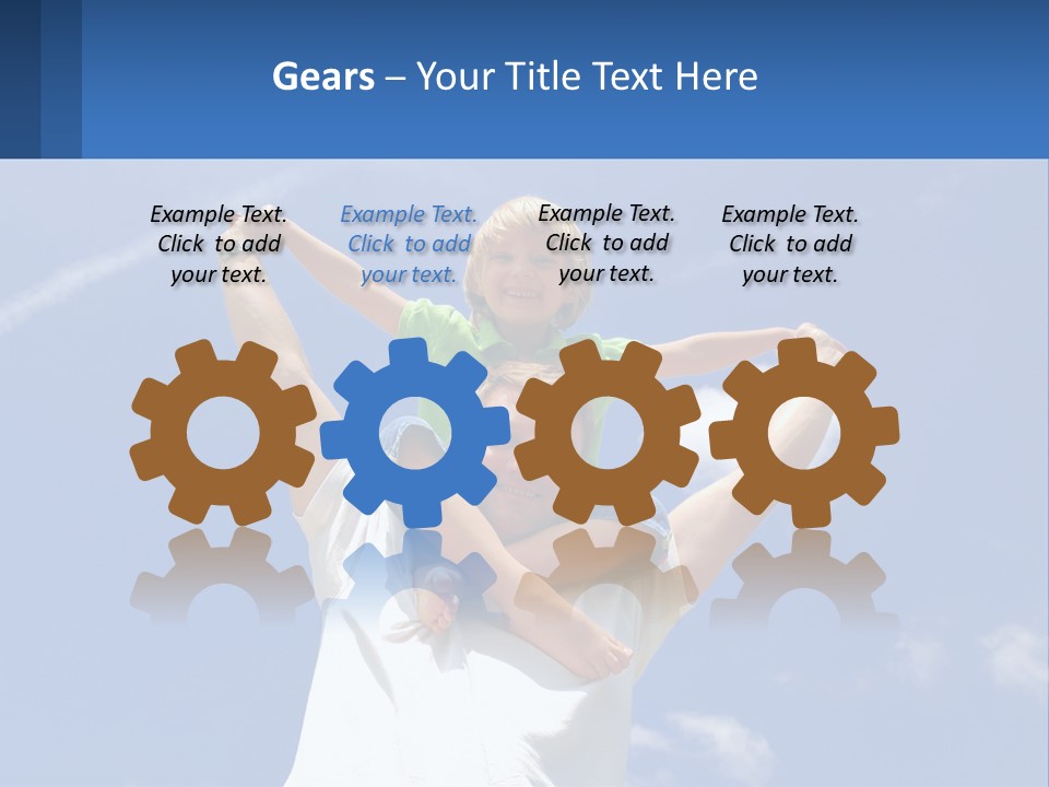 Technology Air Cooling PowerPoint Template