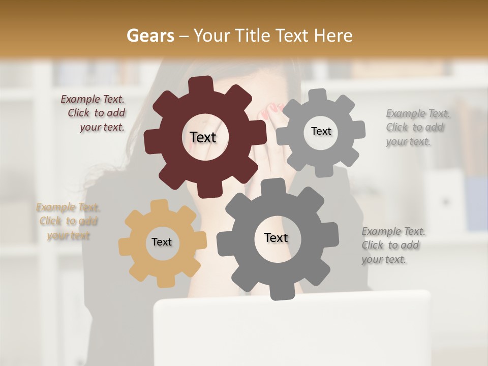 Remote Technology Heat PowerPoint Template