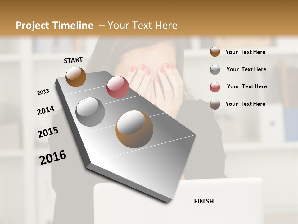 Remote Technology Heat PowerPoint Template