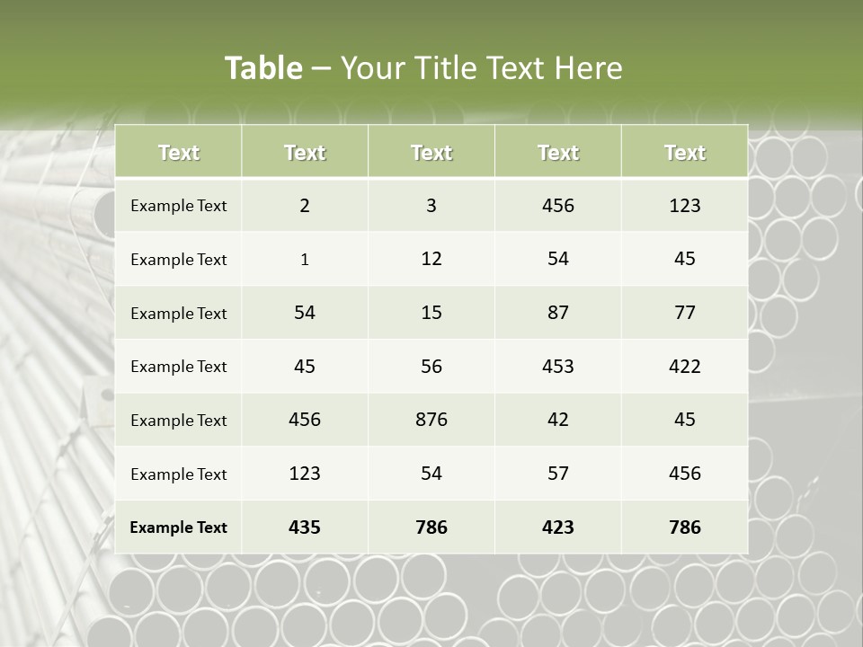 Equipment Electricity Ventilation PowerPoint Template