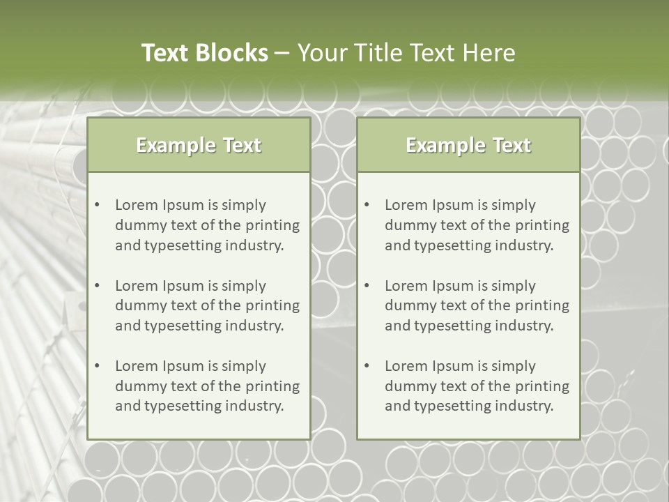 Equipment Electricity Ventilation PowerPoint Template