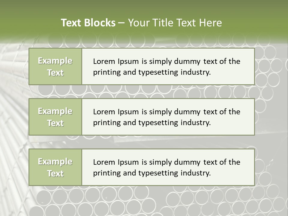 Equipment Electricity Ventilation PowerPoint Template